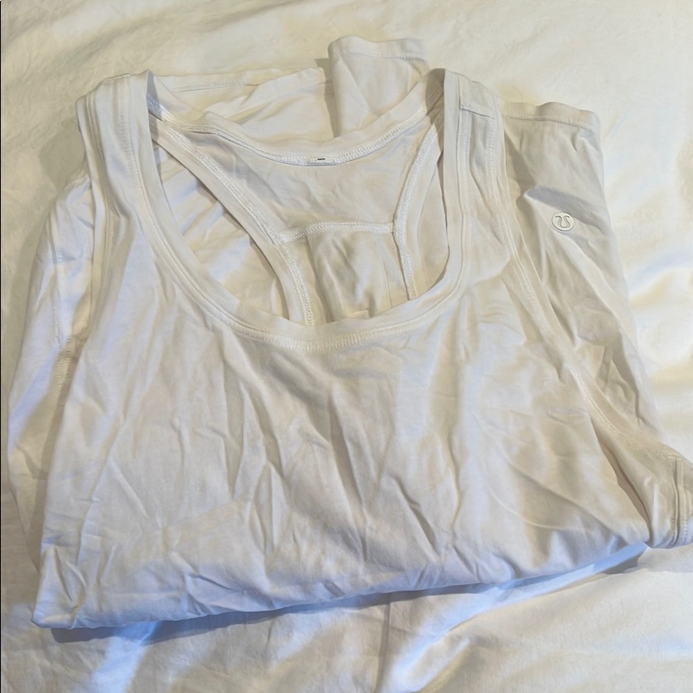 lululemon athletica White Tank Top